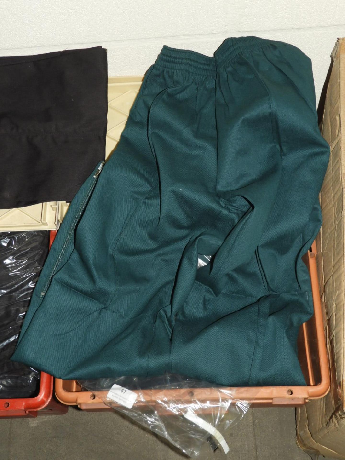 *12 Pairs of Green Drill Trousers