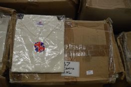 *35 Size: 3Xl Cream Cricket Shirts