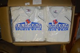 *35 Size: L Cream Cricket Shirts