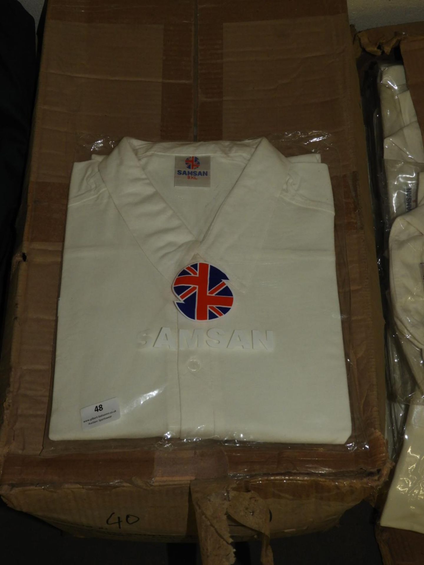 *35 Samsan Size: XXXL Cricket Shirts (Cream)