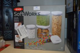 *Oxo Softworks 5pc Storage Jar Set