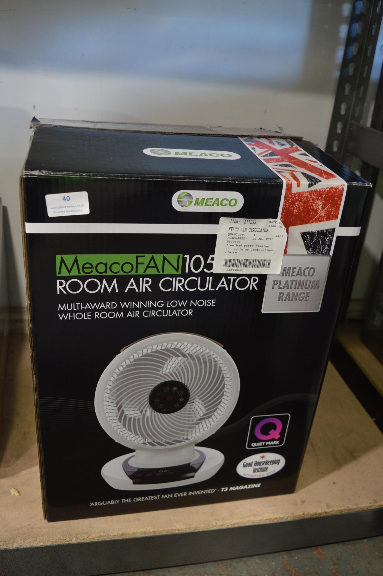 *Meaco Room Air Circulator