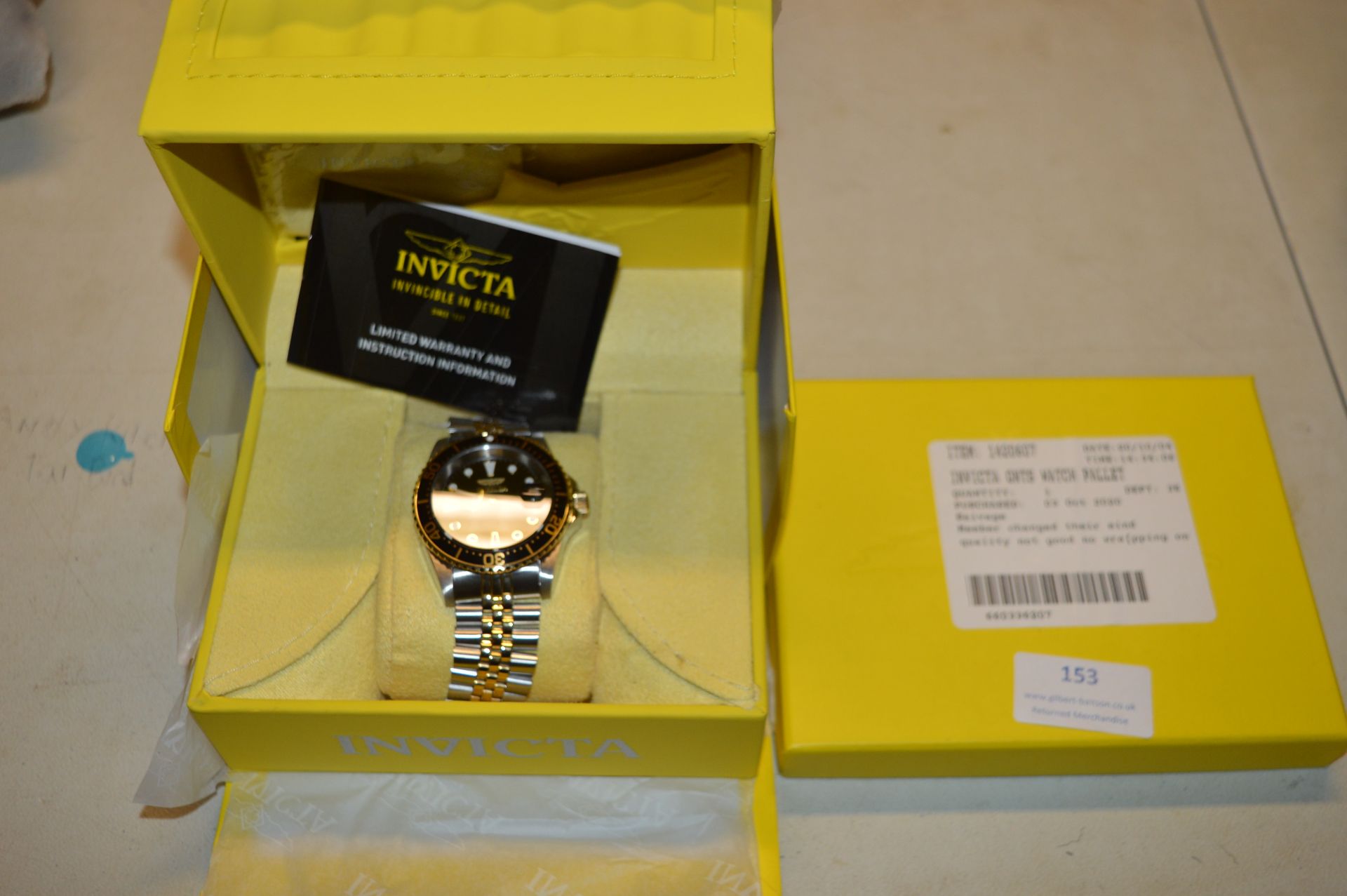 *Invicta Gent Wristwatch - Image 2 of 2