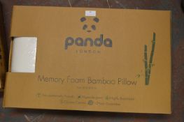 *Panda Memory Foam Bamboo Pillow