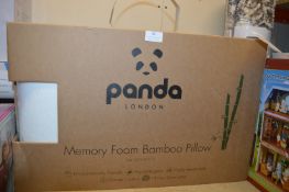 *Panda Memory Foam Bamboo Pillow