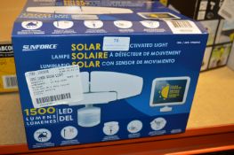 *1500 Lumen Solar Light