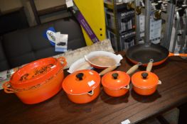 Le Creuset Enameled Cast Iron Cookware (10x orange