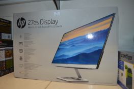 *HP 27ES Display Diagonal IPS LED Backlit Monitor