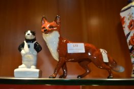 Beswick Fox, and Wade Brock the Badger