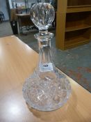 Moulded Glass Decanter