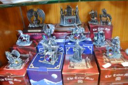 Eleven Myth & Magic Figures; Wizards, Dragons, and