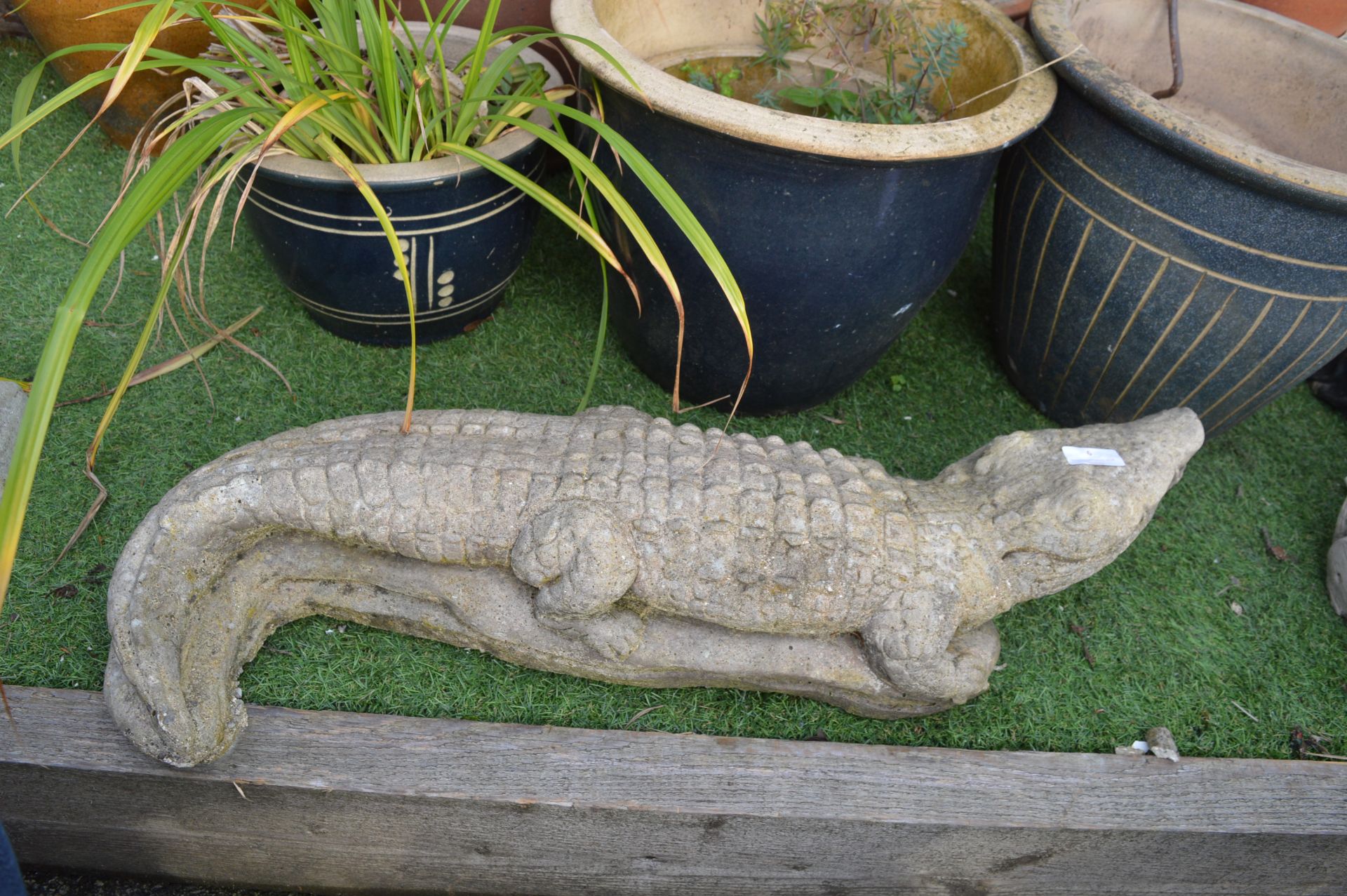 Garden Crocodile Ornament