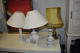 Three Tables Lamp with Shades