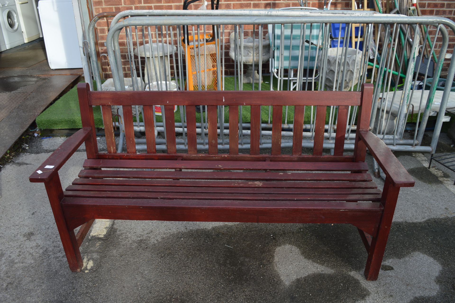 Wooden Garden Bench ~6ft Long