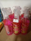 *7x 700ml Spray Bottles of Fabulosa Disinfectant