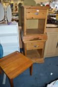 Pair of Schreiber Pine Bedside Cabinets plus an Oc