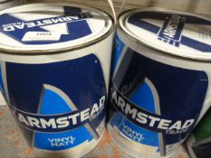 *Two 5L Tins of Armstead Vinyl Matt Emulsion Cameo-06C-3