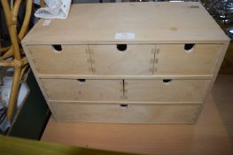 Wooden Six Drawer Chest