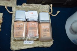 Three Bottles of Amazing Lasting Makeup by Almay