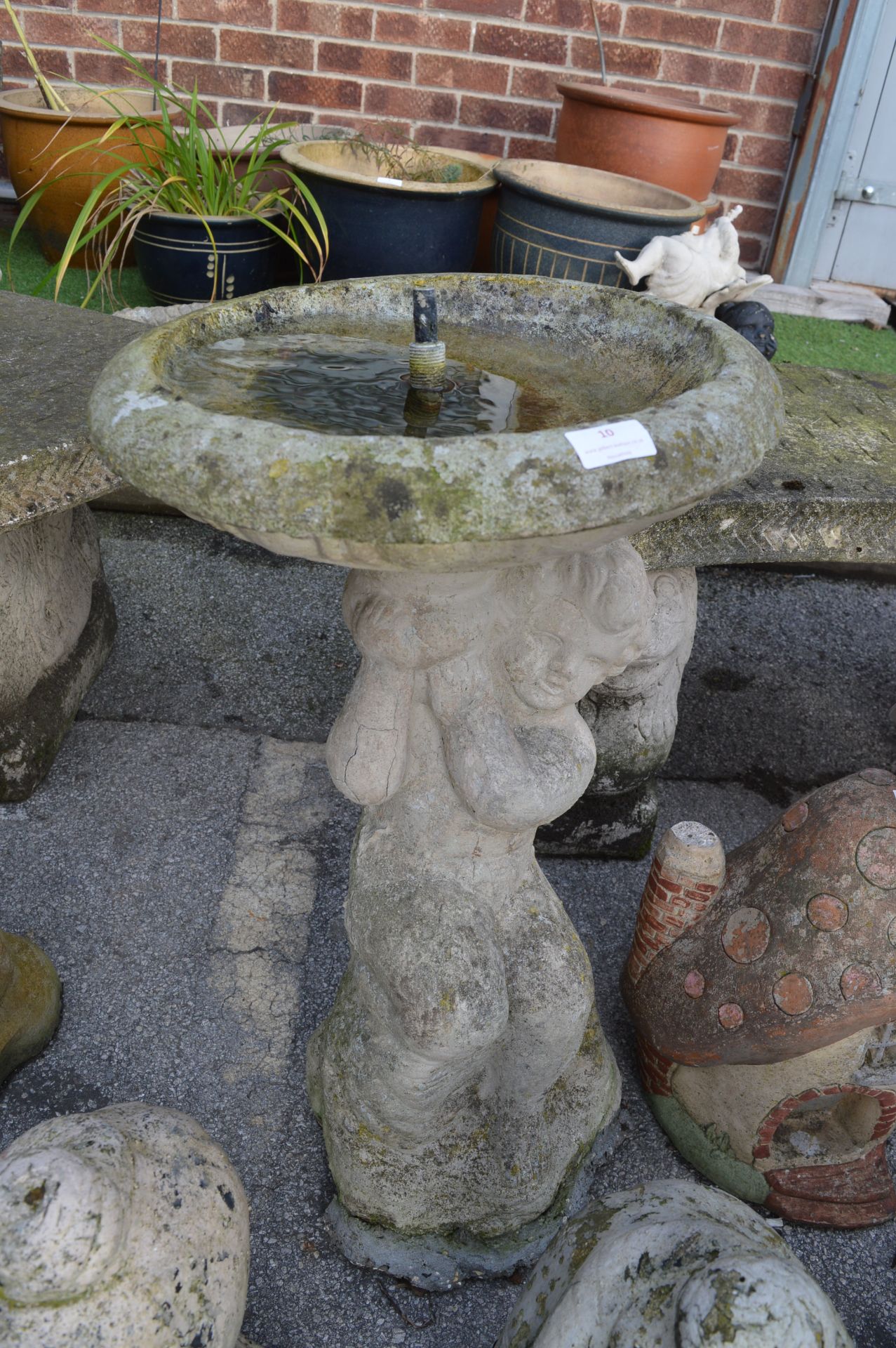 Garden Fountain Birdbath