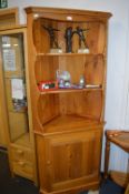 Pine Corner Cupboard