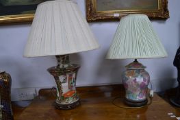 Oriental Style Table Lamps with Shade