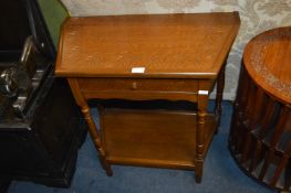 Carved Oak Side Table