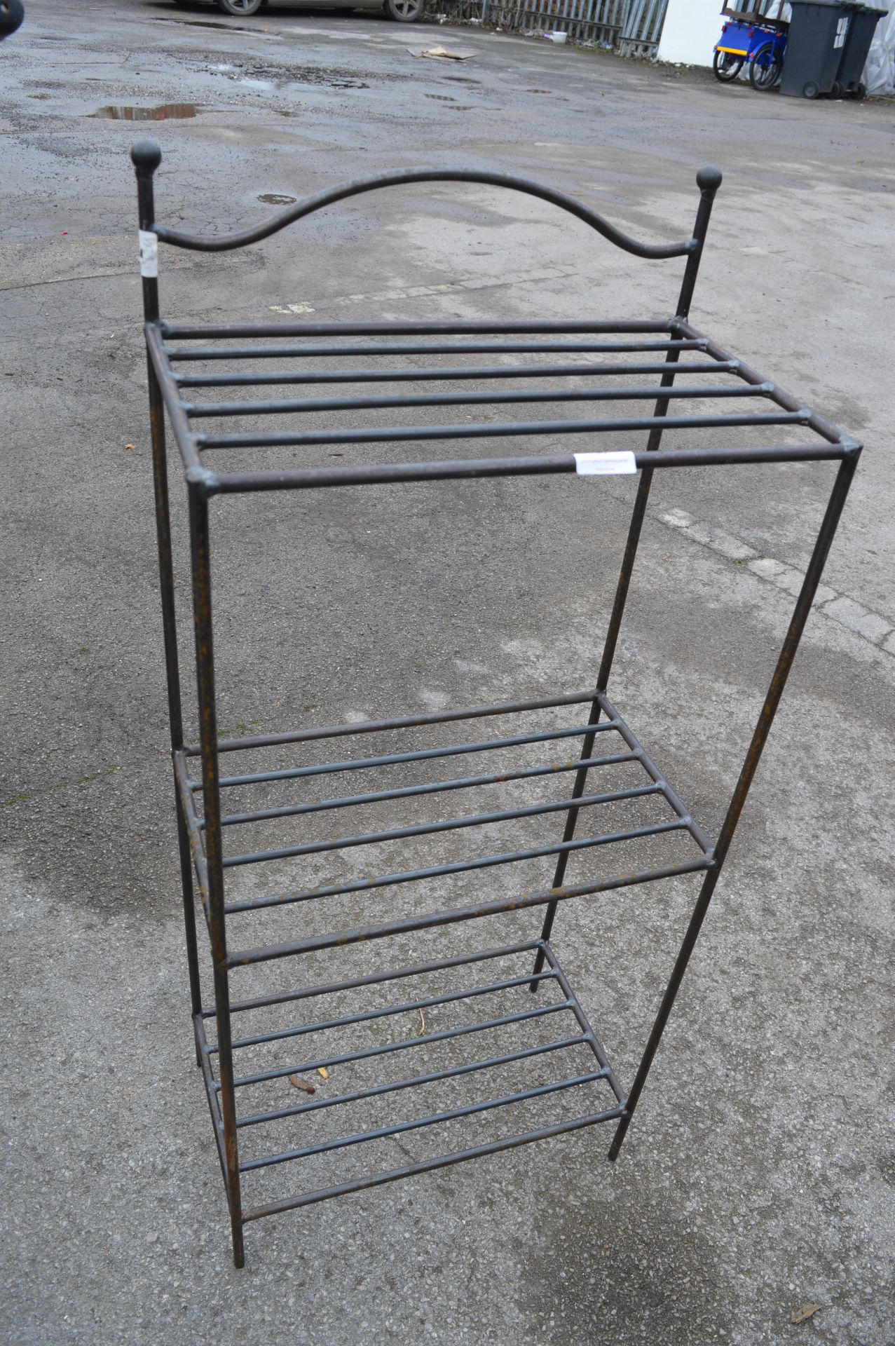 Metal Garden Shelf Unit