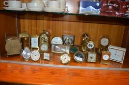 Alarm Clocks, Carriage Clocks and Skeleton Clocks