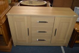 Modern Sideboard with Two Door and Three Drawers