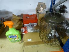 *Mixed Lot Including Ornamental Wooden Yacht, Bathing Beauty Jars, Cash Tin, Weed Killer, etc.