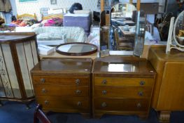 1930's Mirror Back Dressing Table and Matching Thr