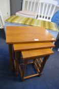 Nest of Three Teak Tables