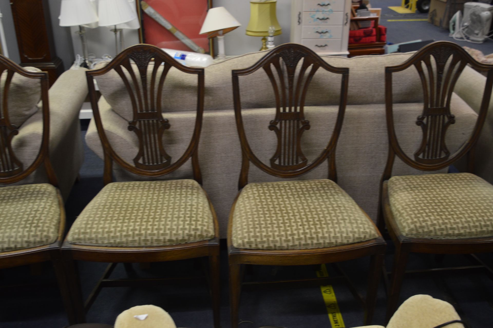 Set of Six Shield Back Dining Chairs (AF) - Image 3 of 3