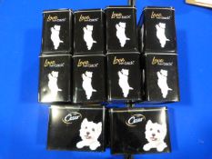 *Ten Cesar Dog Food Tins