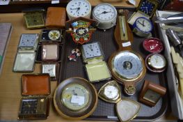 Alarm Clocks, Barometer, etc.