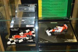 Ayrton Senna Diecast Model Maclaren MP4 and a Team