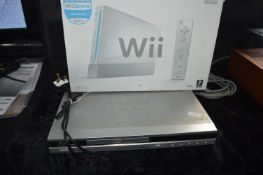 Nintendo Wii Sport and a LG DVD Player