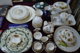 Royal Worcester Tableware, plus Royal Doulton, Mas