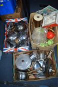 Stainless Steel Kettles, Saucepans, etc.