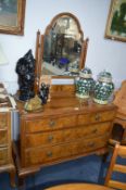 Vintage Mirror Backed Chest