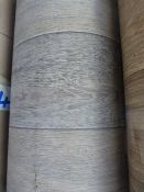 Roll of Grey Wood Effect Lino 4x4m