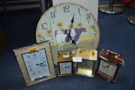 Carriage Clocks, etc.