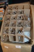 Case of 39 Vintage Ravenhead Wine Glasses