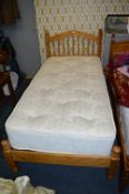 Single Bed Frame with Halcyon Mattress