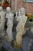 Pair of Garden Statues of Venus