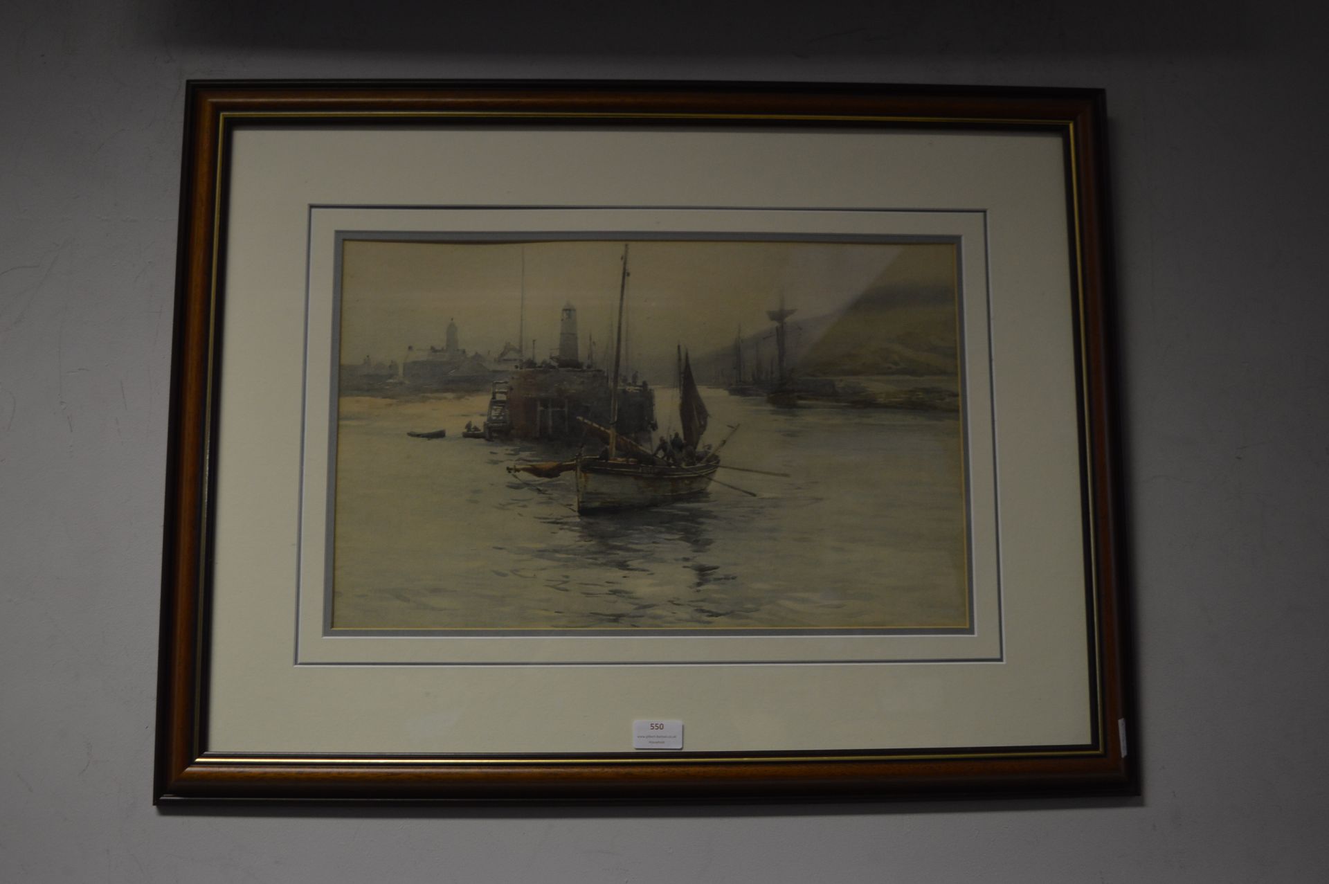 Framed Print of a Fish Boat Leaving the Harbour