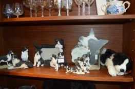 Sheepdog Ornaments and a Soft Toy