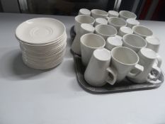 * mugs and saucers x approx. 40 items