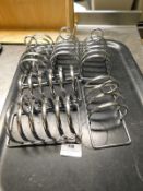 * S/S toast racks x 6